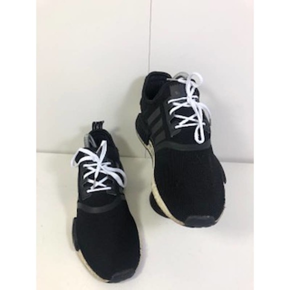 Adidas NMD R1 CG6245 Japanese Rare Running Shoes Sneakers Black Womens US 8.5 - Picture 3 of 5